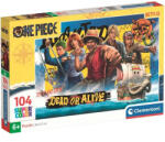Clementoni One Piece - echipa, puzzle Supercolor de 104 piese - Clementoni (28105C) Puzzle