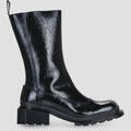 Dr. Martens Magas sarkú csizmák Maybole High Boot Black Crinkle Patent Fekete 40