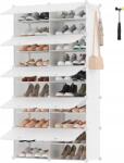SONGMICS Cipősszekrény Songmics 83 x 156 x 32 cm fehér (LPC035W02)
