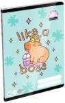 Lizzy Card 32 lapos füzet A/5 - Vonalas 21-32 - Capybara