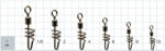 Gurza Rolling Swivel / Screwed Snap BN #8