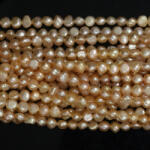  Perle de Cultura Neregulate 5-6 x 6-7 mm argele Bijuterii - Lungime Sirag 36 cm