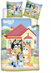 Bluey Neighborhood gyerek, ovis ágyneműhuzat 100×135cm, 40×60 cm (JFK108803) - oliviashop