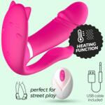  Vibrator Wearable, Telecomanda Wireless, Incalzire, 9 Moduri Vibratie, USB, Silicon, 14 cm Vibrator