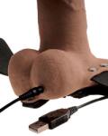 Fetish Fantasy Strap-on Hollow Vibrator Fetish Fantasy, 10 Vibratii, Ham Reglabil, Reincarcabil