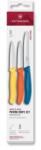 Victorinox Cuțite de bucătărie VICTORINOX SWISS CLASSIC cu mânere colorate, set 3 buc