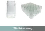  Konzerves üveg 370 ml-es TO63 zárású IMP /Az ár a lapkát NEM tartalmazza! / (20db-os kiszerelés)