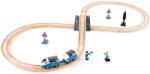 Hape Set tren din lemn Hape (HapeE3729) Trenulet