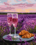 Ideyka Set pictura pe numere, cu sasiu, Epilog cu lavanda, 40x50 cm (KHO6473)