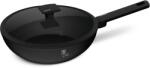 Berlinger Haus Indukciós Tapadásmentes Wok Fedővel (28cm) | Berlinger Haus Matte Black BH/8181 (BH/8181)