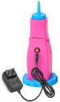 Flippy Pompa Electrica Pentru Umflat Baloane, din Plastic, Conectare la Retea, 10.5 x 10.5 x 21 cm, Portabila, Roz (132467)