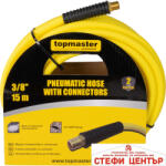 Top Master Pro Маркуч пневматичен с конектори 15м, 3/8" tmp (344109)