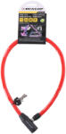 Dunlop Cablu, lacat antifurt pentru bicicleta-rosu (8711252029252RED)