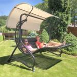 Avenberg Șezlong/balansoar relaxant pentru 2 persoane PORTORICO