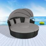 Avenberg Set multifuncțional de grădină 13 piese + sofa CATALINA 2023 - negru-gri