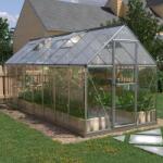 Avenberg Seră de grădină din policarbonat CRAFTFIELD 4.8 m + bază cadou GRATUITĂ