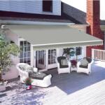 Avenberg Marchiză/Copertină retractabilă casetată motorizată ISABELA 3x2.5 m Gri-Argintiu