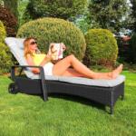 Avenberg Șezlong de grădină pentru relaxare Avenberg HAVANA - Negru