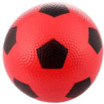 Teddies Minge Minge de fotbal de cauciuc rosie