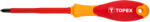 Topex Surubelnita izolata Pozidriv PZ1 1000V, 80 mm, maner ergonomic Topex (39D479)