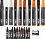 NEO TOOLS Set pentru repararea mobilei din lemn, 21 piese, 10 culori, NEO TOOLS (13-880)