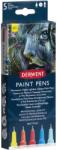 Derwent Liner Derwent Professional, 0.5 mm, pentru suprafete multiple, 5 buc/set, culori mate, varianta 1 (DW-2305518)