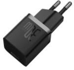 Baseus GaN5 Mini Hálózati Gyorstöltő 30W - Fekete - 100W USB-C kábellel P10110902113-00