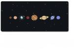 ZOLA Egérpad, Zola, gumírozott játékhoz, csúszásgátló, galaxis mintás, 90 x 40 cm, fekete (ZR1FA13QWS94)