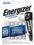 Energizer Elem, AAA mikro, 4 db, Lítium, "Ultimate Lithium" (ENERGIZER_639171) (ENERGIZER_639171)