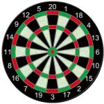 Flippy Darts játékkészlet, 4 Darts, Mágneses, Méretek 28, 6 x 28, 6 cm, Klasszikus dizájn, Többszínű (125770)