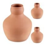 Relaxdays Set 3 Ollas din Ceramica Relaxdays, 550 ml, Culoare Terracotta (10050481)