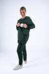  Moniel szoptatós melegítő szett hosszú pulóverrel XXL és M méretben Basic Dark Green