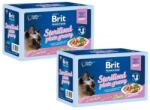Brit Premium by Nature Cat Delicate Fillets in Gravy Family Plate Sterilised 24x85g nedves táplálék sterilizált felnőtt macskák számára