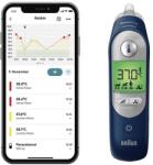 Braun ThermoScan(r) 7+ connect fülhőmérő | Kompatibilis a Braun Family Care(tm) alkalmazással | Age Precision(r) technológia | Színkódos digitális kijelző | Felhasználóbarát (IRT6575)