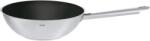RÖSLE ELEGANCE wok pan, high-quality stainless steel wok with robust ProCera ceramic seal, 28 cm, 18/10 stainless steel, suitable for induction, silver - 13362