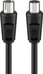 MicroConnect Goobay 11720 3C-2V 1, 5 M Fekete koax kábel (COAX015)