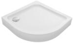 Laveo BRESSO akril fehér zuhanytálca, 80 cm, magasság: 16 cm, mélység: 5 cm