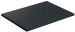 Omnires Cadita de dus compozit Omnires AquaRock M+ dreptunghiulara negru lava mat 90x120 cm (AQUAROCK90-120BLV)
