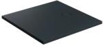 Omnires Cadita de dus compozit Omnires AquaRock M+ patrata negru lava mat 80x80 cm (AQUAROCK80-KBLV) - neakaisa