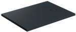 Omnires Cadita de dus compozit Omnires AquaRock M+ dreptunghiulara negru lava mat 80x120 cm (AQUAROCK80-120BLV) - neakaisa