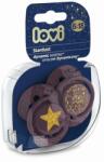 LOVI Lovi, Stardust Violet, suzeta dinamica din silicon, 6-18 luni, 2 buc