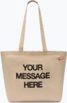 Nike Táska Nike Heritage "Your Message Here" Tote 22 l oatmeal/safety orange/safety orange
