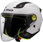 LS2 Cască de motocicletă deschisă pentru copii LS2 OF622 Funny II Alb solid (LS366221002-MASTER)