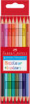 Faber-Castell Creioane 2 capete FABER-CASTELL Bicolor, 8 buc/set