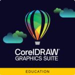 Corel CorelDRAW Graphics Suite Education Perpetual 1 - 4 User Achiziție nouă, inclusiv 1 an de întreținere (LCCDGS2025EDU11)