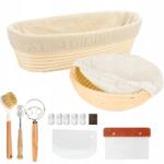 Bedee Kosarak Kosár Ratan Kerek Ideális Otthoni Cipó Torta Garáláshoz (Banneton Bread Proofing Basket)