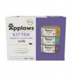 Applaws Cat Multipak eledel Nedves kiscicáknak ízkeverék6X70G zselében