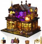 Bedee Miniatűr házikó Diy Varázslatos kincsesláda Led 3D puzzle szett Ajándék (Miniaturowy domek DIY LED)