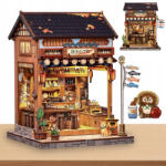 Bedee Miniatűr Japán Izakaya Világítás Szett Szoba Diy 3D Modell (DIY MODEL MINIATUROWY KĄCIK)