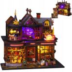 Bedee Diy készlet Fa Led házikó, Varázslatos kincsesláda 3D puzzle Ajándék (Kreatywny Drewniany Domek z LED 3D)